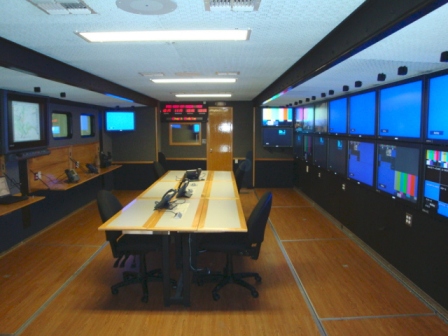 Mobile Command & Control Trailer - Interior